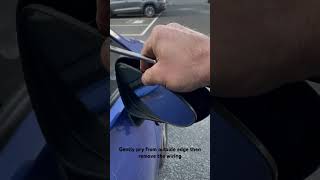 Kia Rio  Wing mirror glass removal [upl. by Kari]