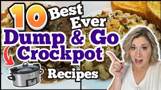 10 UNBELIEVABLE FALL DUMP amp GO CROCKPOT RECIPES that Will BLOW Your MIND  EASY SLOW COOKER MEALS [upl. by Kronick734]