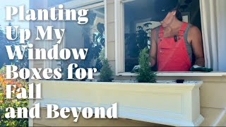 Planting Up My Window Boxes for Fall and Beyond [upl. by Alexine]