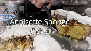 Anisette Sponge Dessert Cake [upl. by Nwahc]