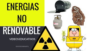 ENERGÍA NO RENOVABLES PARA NIÑOS  VÍDEOS EDUCATIVOS PARA NIÑOS [upl. by Isabelita]