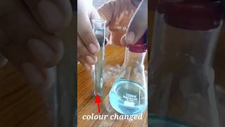 Copper sulphate vs iron reaction chemistry experiment shorts shortvideo [upl. by Joyce]