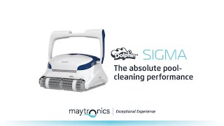 Maytronics Sigma robotic pool cleaner top features [upl. by Cammy43]