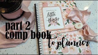 Making a planner with a composition book part 2 [upl. by Anneis]