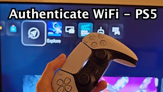 PS5  PS5 Slim  How to Authenticate WiFi [upl. by Asum]