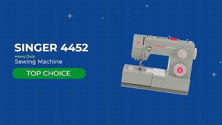 SINGER 4452 Review  Heavy Duty Sewing Machine  1 Minute Review [upl. by Anauqal]