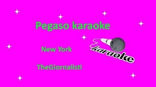 karaoke con cori New York TheGiornalisti [upl. by Annuaerb]