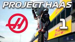 Project Haas EP1  ROAD TO GLORY IN F1 MANAGER 24 [upl. by Aneleairam721]