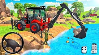 JCB 3DX BACKHOE LOADER BUS SIMULATOR INDONESIA DRIVING LIVE STREAM [upl. by Brandais]