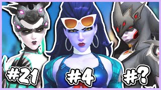 Overwatch  RANKING EVERY WIDOWMAKER SKIN [upl. by Ahserak241]