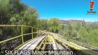 TOP 2016  2017 SIX FLAGS Roller Coaster POV Compilation Onride HD [upl. by Nnylaj]