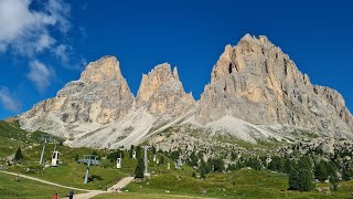 Sassopiatto e Sassolungo  Giro ad anello da Passo Sella [upl. by Studner]