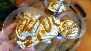 3 ingredients dessert recipe no oven no eggs no gelatin no cornstarch Quick [upl. by Adnoma]