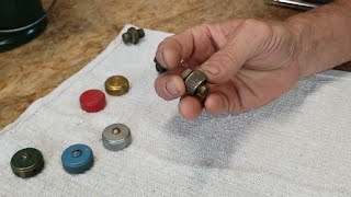 Coleman Stove Lamp and Lantern Safety Identification Use and Repair of Fuel Filler Caps [upl. by Wellesley]