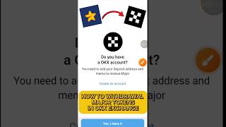 How to withdraw major tokens to okx exchange  Major withdrawal kasa kara  Major withdrawal [upl. by Islek696]