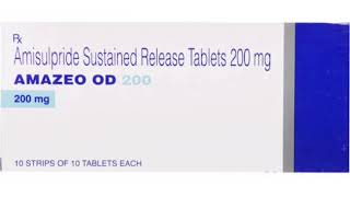 AMAZEO OD 200 mg Amisulpride Sustained Release Tablets 200 mg [upl. by Sitoel423]