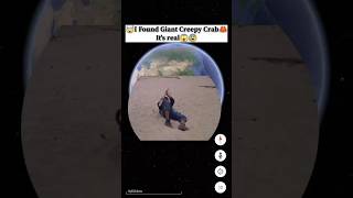 🤯I Found GIANT CRAB🦀on Google Earth and Google Map🌎shorts youtubeshorts ytshort EarthSecret2M [upl. by Conrade]