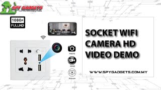 Socket Wi Fi Camera Video Demo [upl. by Blinnie697]