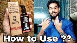 Muuchstac Beard Oil  How to USE  Kab Kitna kis time [upl. by Ias]