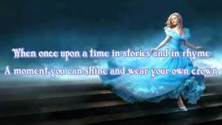 Cinderella 2015  Strong  Sonna Rele  Lyrics  Karaoke [upl. by Aeikan]