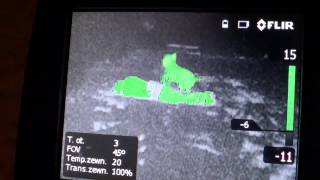 KAMERA TERMOWIZYJNA FLIR E30  ćwiczenia nocne GPR OSP Kęty [upl. by Gavette]