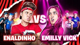 BATALHA DE RAP  ENALDINHO vs EMILY VICK [upl. by Elon]