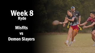 Misfits vs Demon Slayers  Ryde Tuesday Oztag Div 3  Week 8 [upl. by Ozzie]