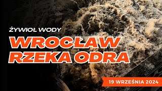 Żywioł wody  Wrocław Elektrownia Wodna Południowa  19 września 2024 [upl. by Hsak]