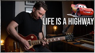 LIFE IS A HIGHWAY  Rascal Flatts  Sebastian Lindqvist Guitar Cover [upl. by Airotel]