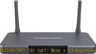 Orbsmart R81 4K Media Player  Dolby Vision  HDR10  UHD  3D  HDAudio  USB 30 für Festplatte [upl. by Jankell]