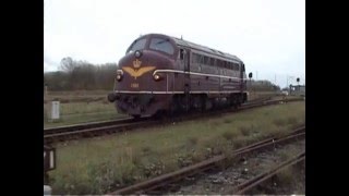 DSB Museumstog MY 1101 og MY 1159 i Rødby Færge [upl. by Morehouse399]