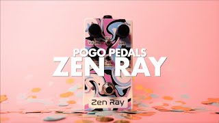 Pogo Pedals Zen Ray Overdrive  Demo [upl. by Irtimid765]