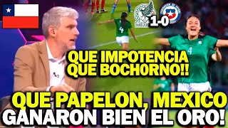 CHILENOS EXPLOTAN EN VIVO TRAS PERDER ANTE MEXICO ¡QUE PAPELON LAS MEXICANAS GANARON BIEN [upl. by Rettke770]