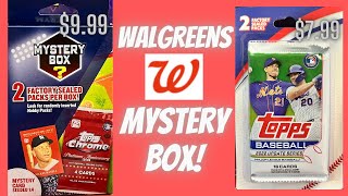 Walgreens Mystery ⚾️ Baseball Box amp Blister Pack 🤔  Are These Worth Buying [upl. by Alyakcm]