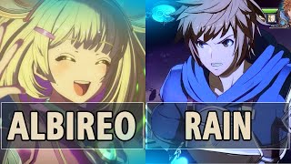 GBVSR🔥Albireo Vikala Vs RAIN Gran🔥 High Level Gameplay [upl. by Nylissej796]