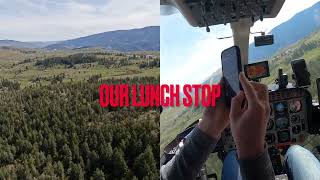 Bell 407 Kelowna to Calgary Flight HD 1080p [upl. by Cathee637]