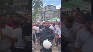 England fans encountered Gareth Southgates lookalike 😂 They sang to him asking to win the EURO [upl. by Aynad998]