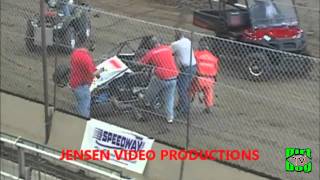 Tulsa Shootout Nt 1  Outlaw 600 Crashes  Tulsa OK  Dec 29 2011 [upl. by Aja]