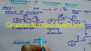 Cannizzaro Reaction organic named reactions class 12 organic chemistry [upl. by Behre545]