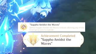 Sappho Admist the Wave Achievement Complete 3 stars  Genshin Impact Natlan Local Legend [upl. by Yrolg]