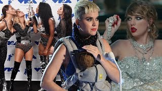 9 Mejores Momentos de los MTV VMAs 2017 [upl. by Egiaf]