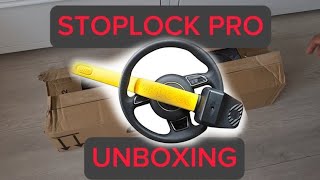 STOPLOCK PRO UNBOXING  Protecting your Car amp Campervan  Steering Wheel Lock Security How to Guide [upl. by Aicirtac]