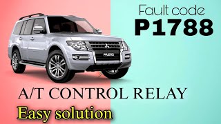 PAJERO P1788 AT control relayEasy solution [upl. by Nauhs]