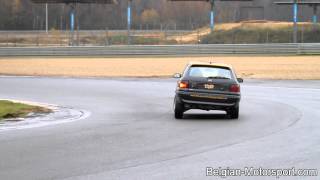 Opel Astra drifting at Circuit Zolder 2013 [upl. by Ylloj273]