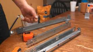 How to install soft close drawer slides [upl. by Towney]