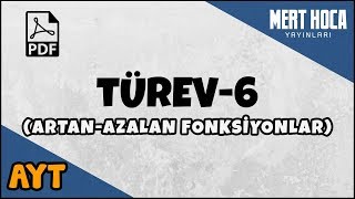 Türev6 Artan Azalan Fonksiyonlar [upl. by Asek]