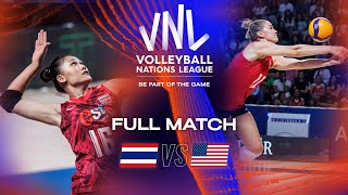 THA 🇹🇭 vs USA 🇺🇸  Full Match  Womens VNL 2023 [upl. by Camellia]