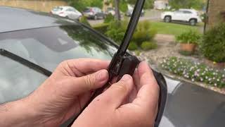 How to change wiper blades on Mercedes CClass W205 [upl. by Laidlaw514]