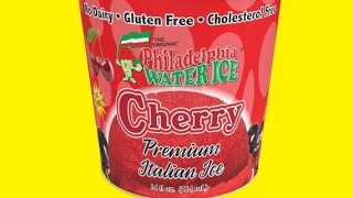 The Original Philadelphia Water Ice 🍒 Premium Italian Ice Review Bruh [upl. by Burtie711]