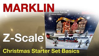 Marklin Z scale Christmas starter sets 81846 and 81705 [upl. by Saihtam]